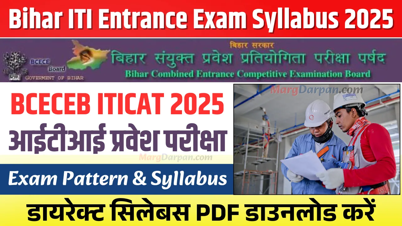 Bihar ITI Entrance Exam Syllabus 2025